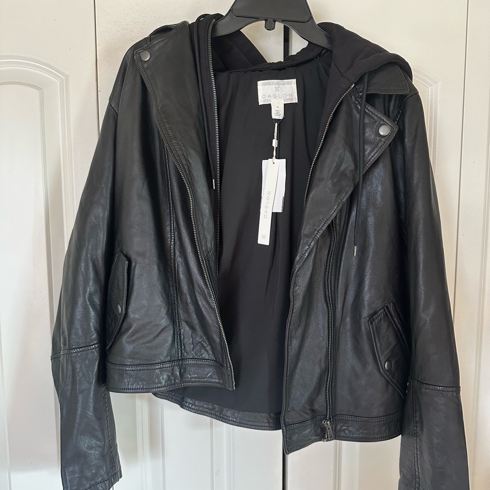 Women's Black Leather Jacket